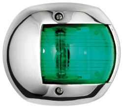Compact 12 AISI 316 / 112,5 ° зелена светлина за навигация